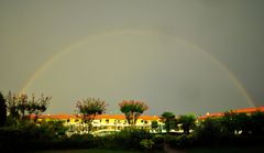 Regenbogen über Bibione