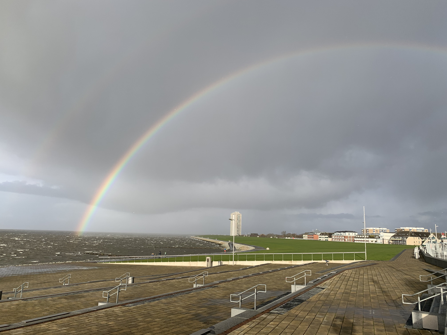 Regenbogen über Büsum 