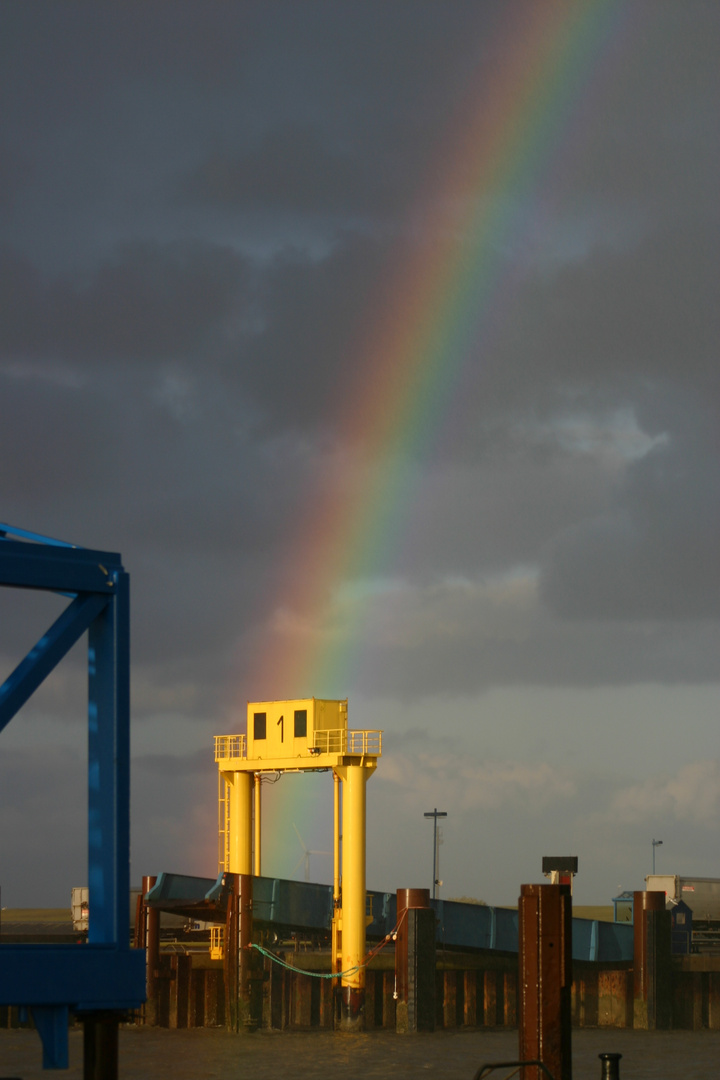 Regenbogen über Dagebüll