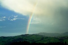 Regenbogen über dem Appenzellerland