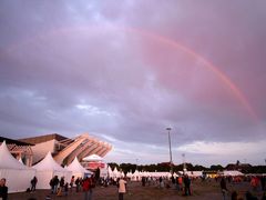 Regenbogen über dem Bremer Kirchentag 2009