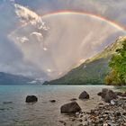 Regenbogen über dem Brienzersee