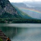 Regenbogen über dem Hallstätter See 