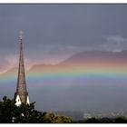 Regenbogen über dem Inntal