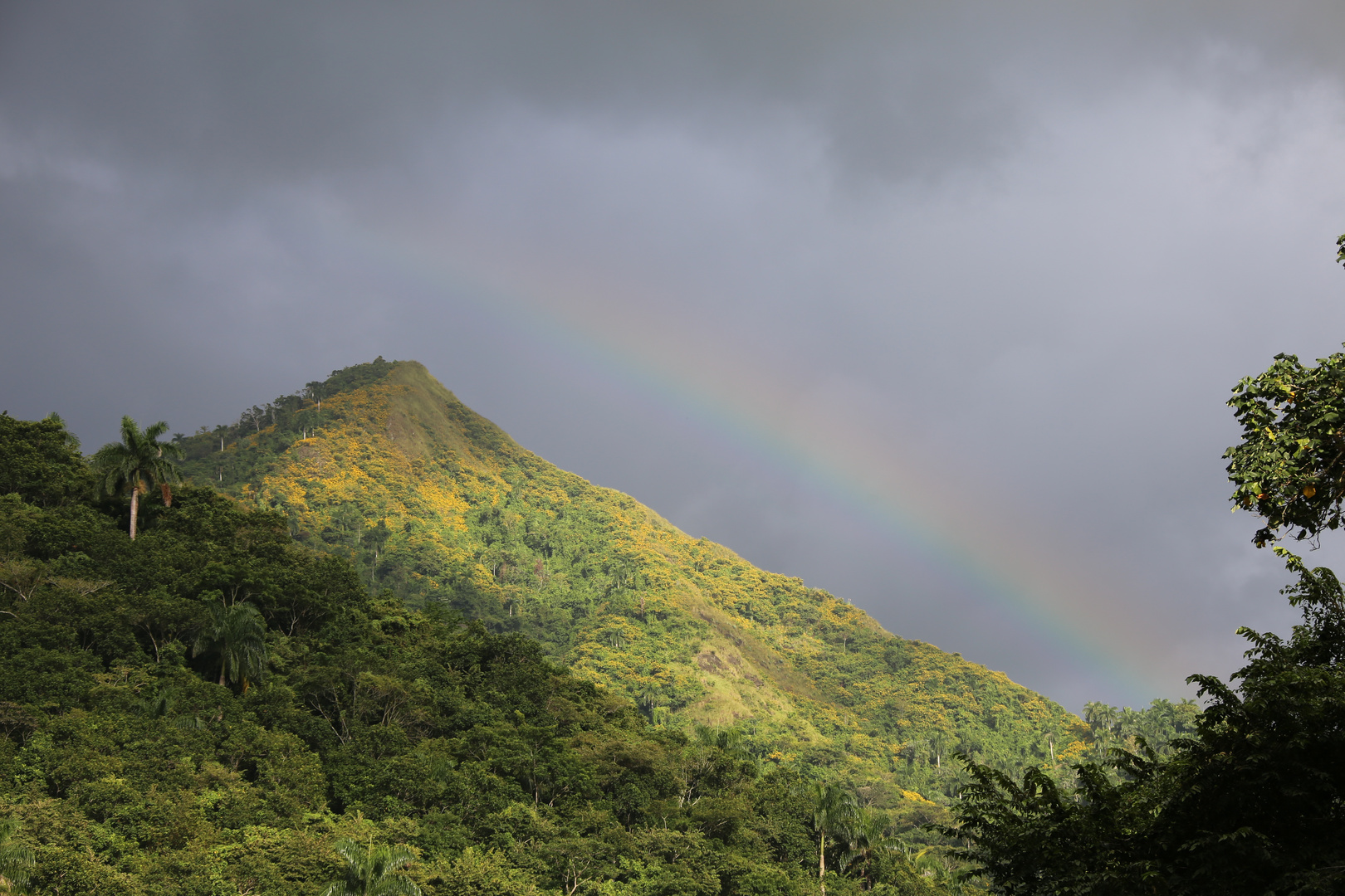 Regenbogen über dem Parque Nacional Turquino