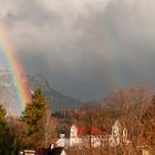 Regenbogen über dem Säuling