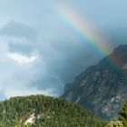 Regenbogen über dem Säuling