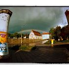 Regenbogen über dem Schloss Osterstein