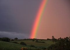 Regenbogen über dem Teletubbie-Land