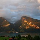 Regenbogen über dem Thunersee