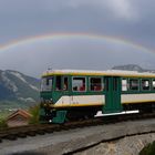 Regenbogen über dem Tor zu Graubünden