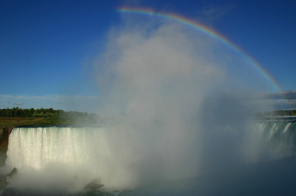 Regenbogen über den Niagara Fällen