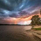 Regenbogen über den Werbellinsee