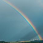 Regenbogen über den WKA`s