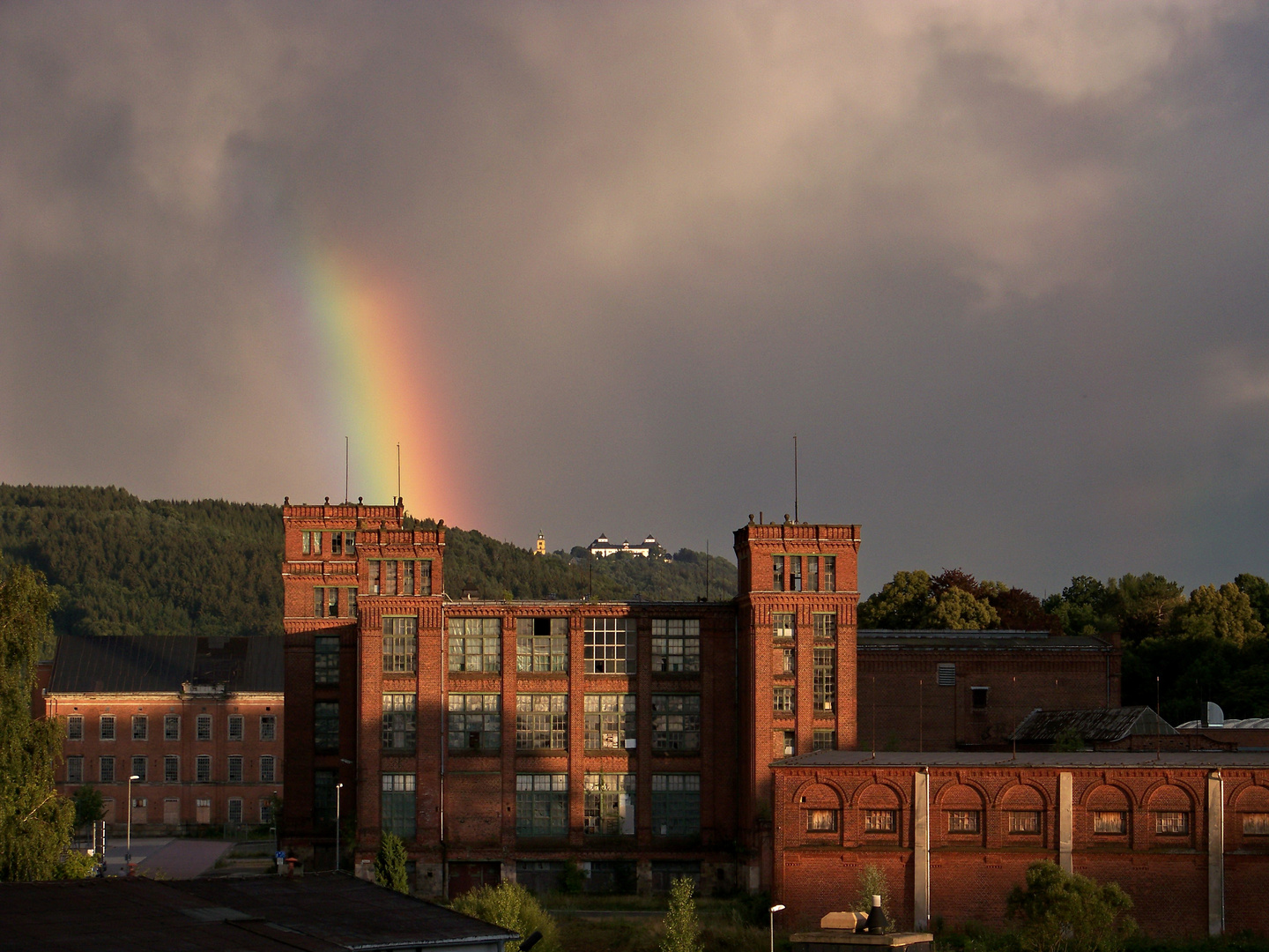 Regenbogen über der "alten Baumwolle"