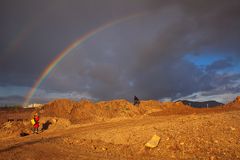 Regenbogen über der Bahnstadt 1