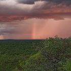 Regenbogen über der Etosha Pfanne