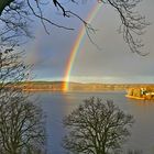 Regenbogen über der Havel vor Berlin-Nikolskoe