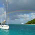 Regenbogen über der Karibik