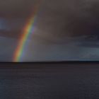 Regenbogen über der Müritz