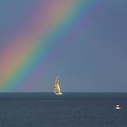 Regenbogen über der Ostsee