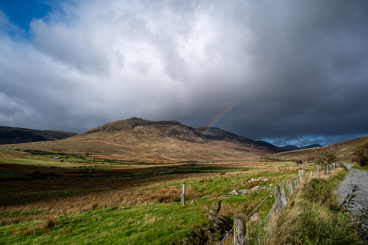 Regenbogen über die Mournes