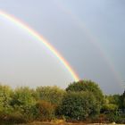 Regenbogen über Düren.