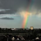 Regenbogen über Düsseldorf