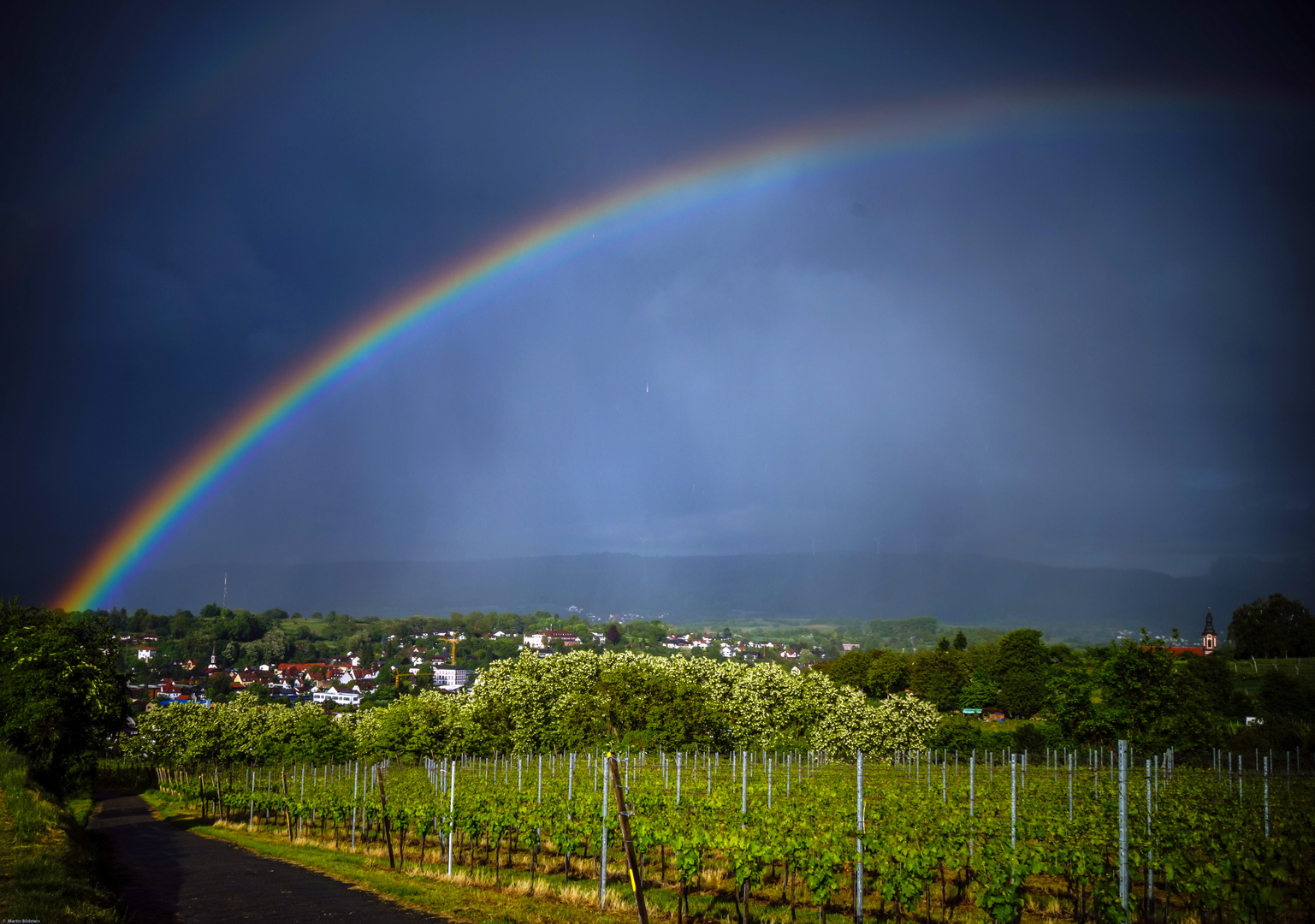 Regenbogen über Ettenheim