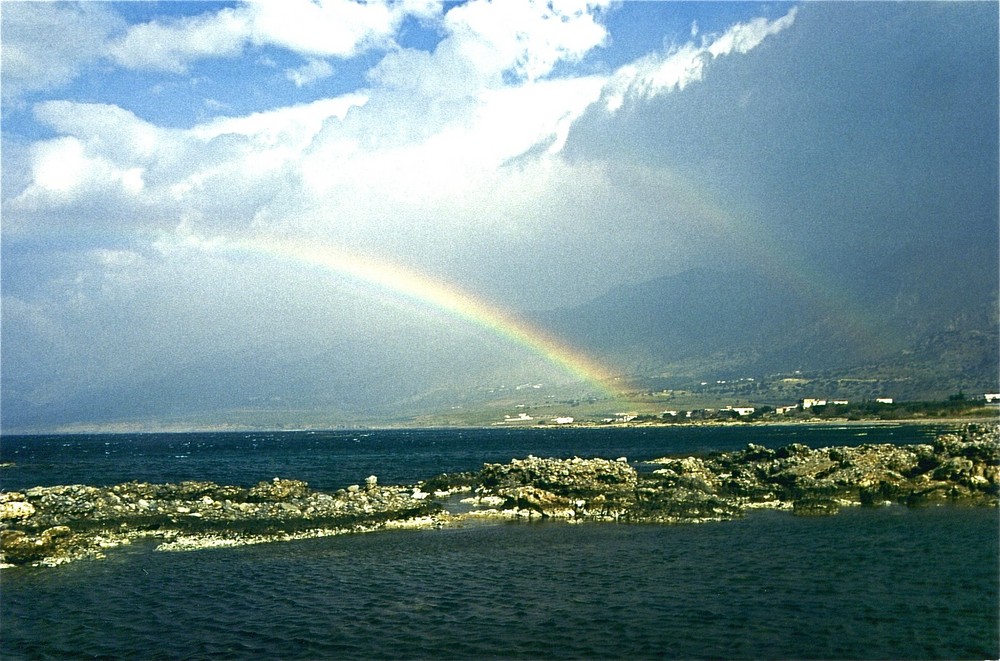 Regenbogen über Frangokastello 2