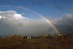 Regenbogen über Frangokastello