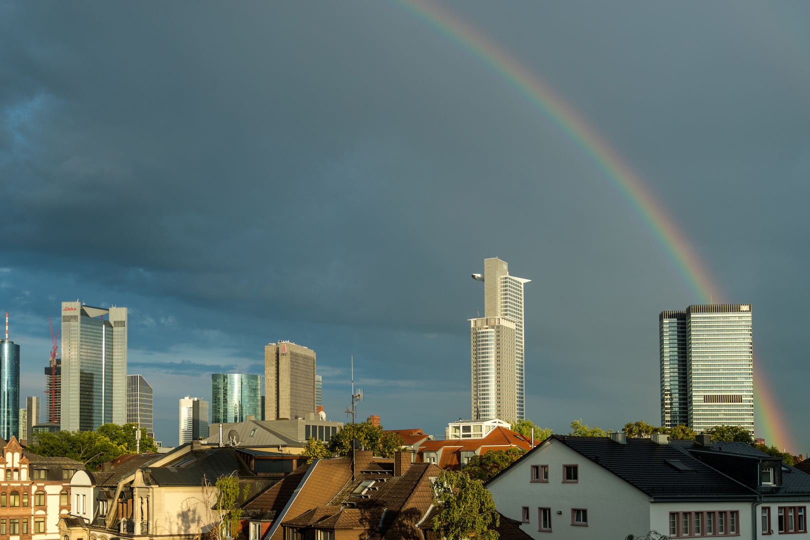 Regenbogen über Frankfurt