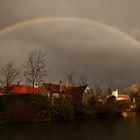 Regenbogen über Fürstenfeldbruck