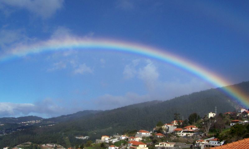 Regenbogen über Funchal (Madeira)