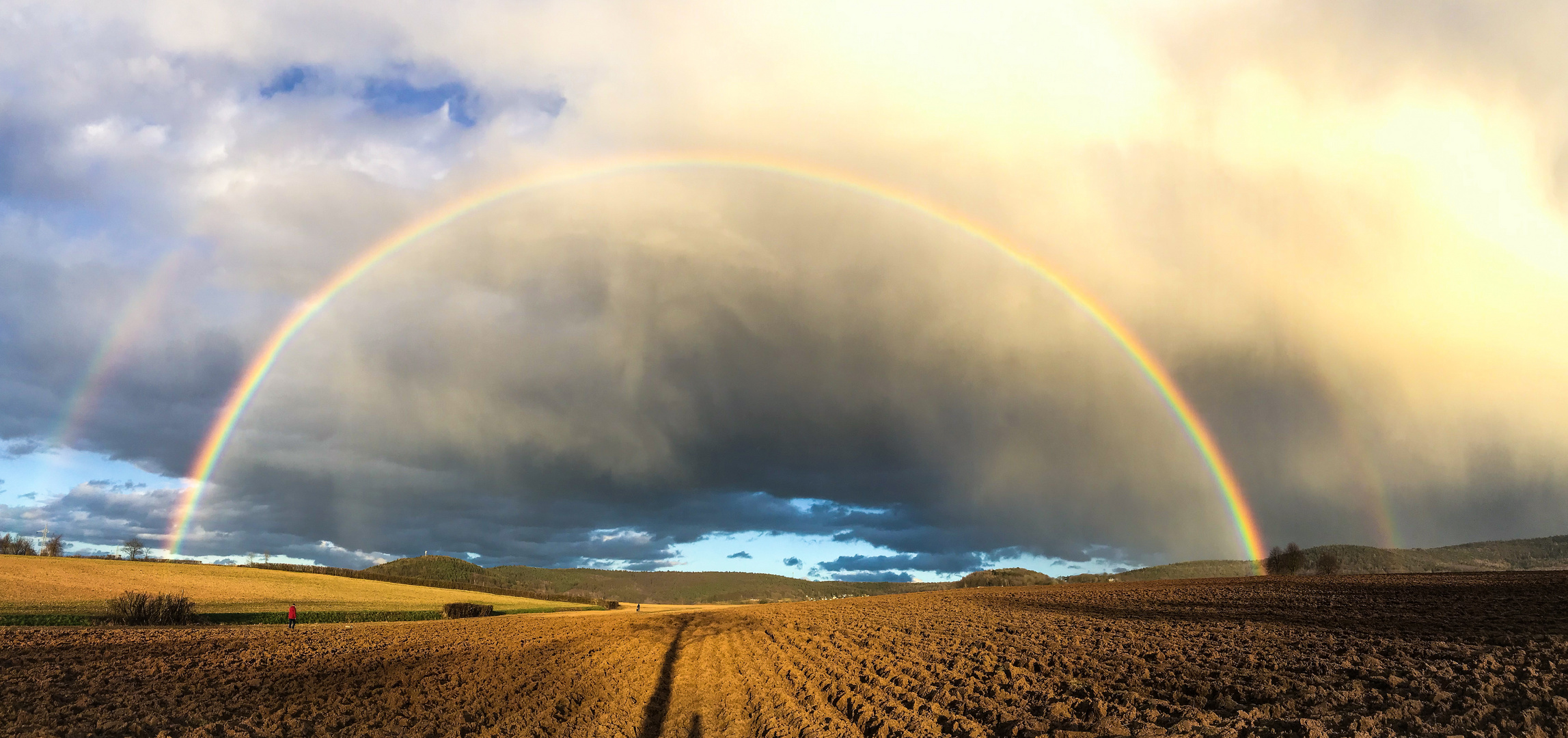 Regenbogen über Geislitz