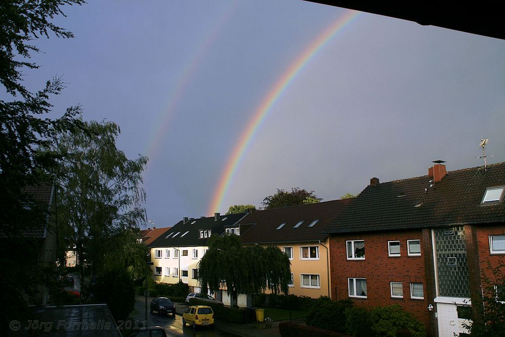 Regenbogen über Gelsenkirchen