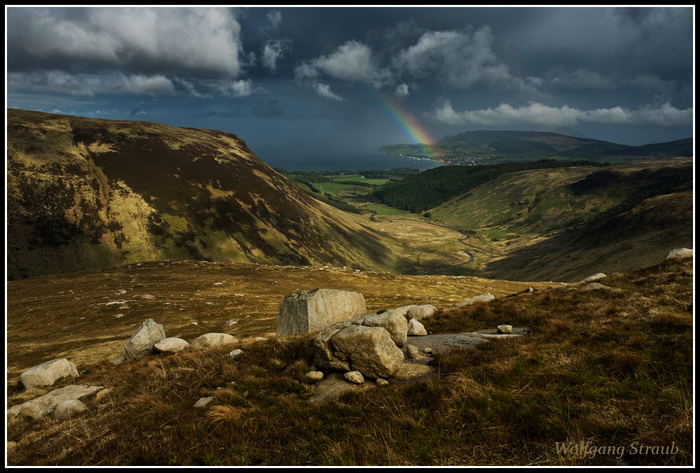 Regenbogen über Glen Rosa