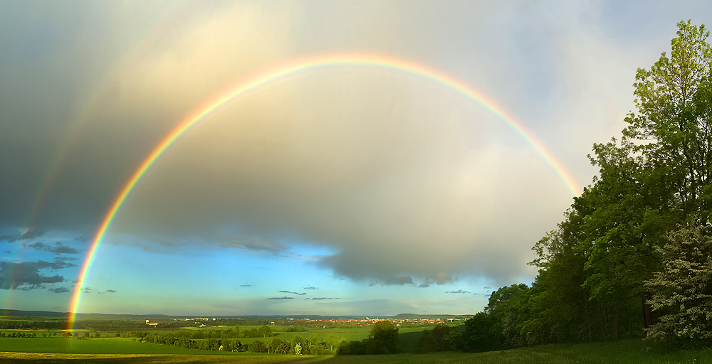 Regenbogen über Gotha