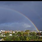 Regenbogen über Hamburg