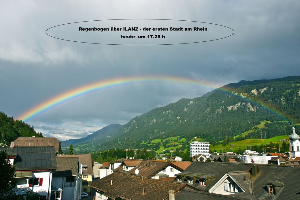 Regenbogen über Ilanz (2)