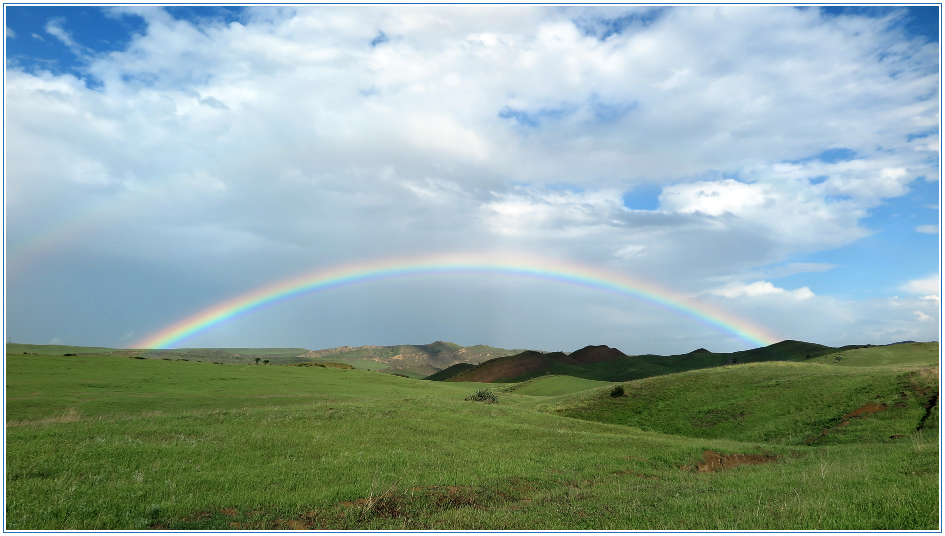 Regenbogen über Kachetien 