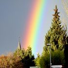 Regenbogen über Kochendorf am Heiligen Abend