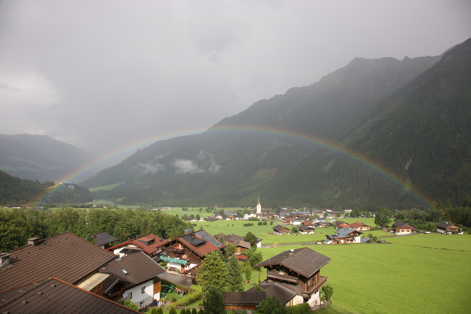 Regenbogen über Krimml