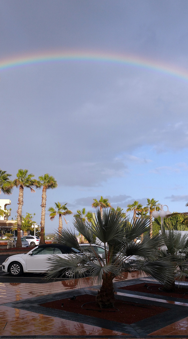 Regenbogen über Lanzarote