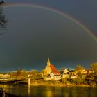 Regenbogen über Laufen