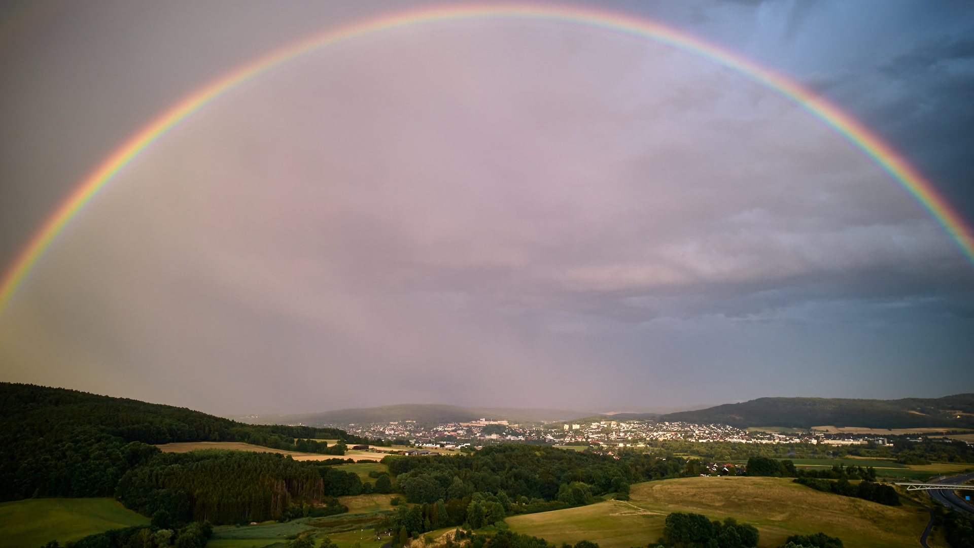 Regenbogen über Lichtenfels