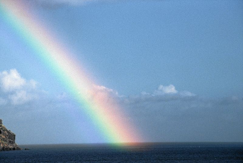 Regenbogen über Lipari