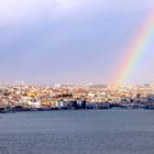 Regenbogen über Lissabon ...