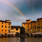 Regenbogen über Lucca