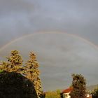 Regenbogen über Lustenau